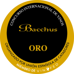Bacchus Wine International Competition Španielsko (2021) zlatá medaila