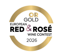 European Red & Rosé Wine Contest Strasbourg Francúzsko (2026) - zlatá medaila, špeciálna cena najlepšie odrodové víno