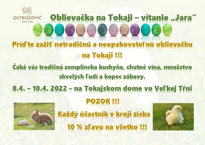 oblievacka na tokaji baner